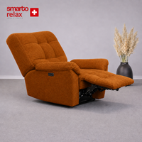 Smarto Relax Porto Liftli TV Koltuğu Çift Motorlu Elektrikli Hasta Koltuğu Polyester Kumaş Baba Koltuğu