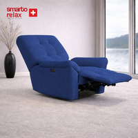 Smarto Relax Porto Liftli TV Koltuğu Çift Motorlu Elektrikli Hasta Koltuğu Polyester Kumaş Baba Koltuğu