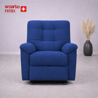 Smarto Relax Porto Liftli TV Koltuğu Çift Motorlu Elektrikli Hasta Koltuğu Polyester Kumaş Baba Koltuğu