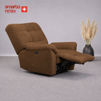 Smarto Relax Porto Liftli TV Koltuğu Çift Motorlu Elektrikli Hasta Koltuğu Polyester Kumaş Baba Koltuğu