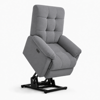 Smarto Relax Porto Liftli Çift Motorlu Elektrikli Ayağa Kalkma Destekli Polyester Hasta ve Baba TV Koltuğu