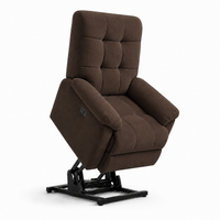 Smarto Relax Porto Liftli Çift Motorlu Elektrikli Ayağa Kalkma Destekli Polyester Hasta ve Baba TV Koltuğu