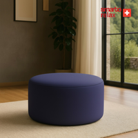 Smarto Relax Babyface Kumaş Yuvarlak Puf 60×45 cm