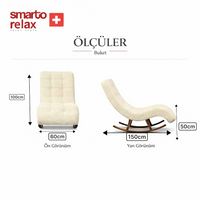 Smarto Relax Dinlenme Koltuğu Napoli 2 Sallanan Ergonomik Beyaz