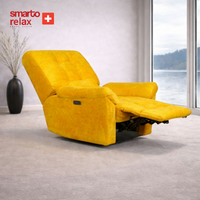 Smarto Relax TV Koltuğu PORTO Comfort Döner Elektrikli Sırt Dayanağı Kontrol Panelli Ergonomik 8 farkli renk seçenek Dekoratif Baba Koltuğu
