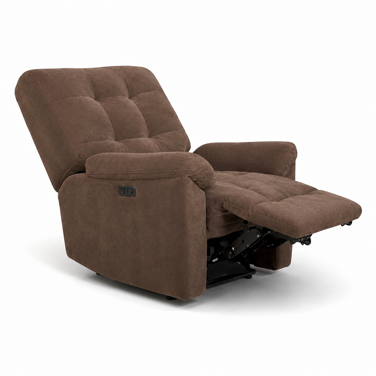 Smarto Relax Porto Comfort Elektrikli Döner Sallanan TV Koltuğu Kontrol Panelli Ergonomik Polyester  Baba Koltuğu