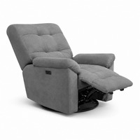 Smarto Relax Porto Comfort Elektrikli Döner Sallanan TV Koltuğu Kontrol Panelli Ergonomik Polyester  Baba Koltuğu