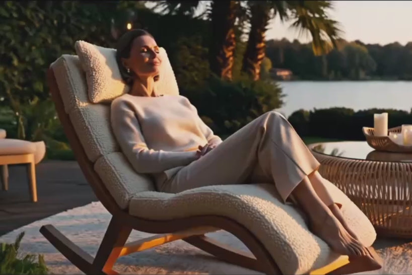 Modern ve sade bir salonda, kişiselleştirilebilir ve masajlı Smarto Relax TV koltuğunda oturan kişi; huzur, sağlık ve ergonomik konforu kısa tanıtım videosunda deneyimliyor

