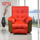 Smarto Relax TV Koltuğu Berlin Elektrikli Kontrol Panelli Sırt Dayanağı Kontrol Panelli Ergonomik Kırmızı Deri Dekoratif Baba Koltuğu