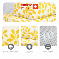 Smarto Relax Lego İkili Koltuk Ahşap Ayaklı