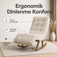 Smarto Relax Napoli Sallanan Ergonomik Dinlenme Koltuğu TV Koltuğu Berjer