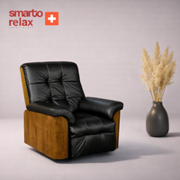 Smarto Relax TV Koltuğu Miami Elektrikli Kontrol Panelli Masaj Panel Ergonomik  Deri Dekoratif Baba Koltuğu