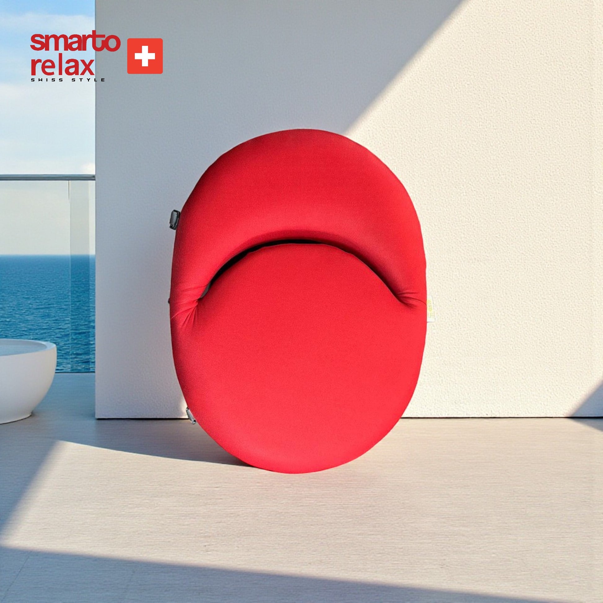SMARTO-KATLANABİLİR ŞEZLONG KIRMIZI3