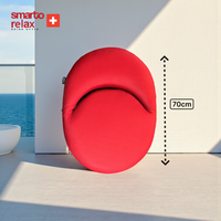 Smarto Relax Katlanabilir Minder— Taşınabilir, Dayanıklı, Dış Mekân, Kırmızı,