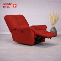 Smarto Relax TV Koltuğu PORTO Comfort Döner Elektrikli Sırt Dayanağı Kontrol Panelli Ergonomik 8 farkli renk seçenek Dekoratif Baba Koltuğu