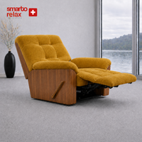 Smarto Relax Ticino Manuel TV Koltuğu Ahşap Yan Panelli Polyester Kumaş Baba Koltuğu