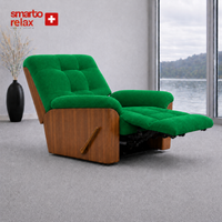 Smarto Relax Ticino Manuel TV Koltuğu Ahşap Yan Panelli Polyester Kumaş Baba Koltuğu