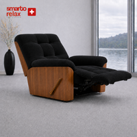 Smarto Relax Ticino Manuel TV Koltuğu Ahşap Yan Panelli Polyester Kumaş Baba Koltuğu