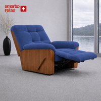 Smarto Relax Ticino Manuel TV Koltuğu Ahşap Yan Panelli Polyester Kumaş Baba Koltuğu