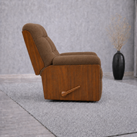 Smarto Relax Ticino Manuel TV Koltuğu Ahşap Yan Panelli Polyester Kumaş Baba Koltuğu