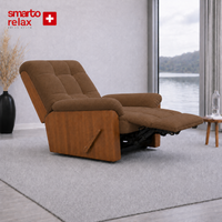 Smarto Relax Ticino Manuel TV Koltuğu Ahşap Yan Panelli Polyester Kumaş Baba Koltuğu