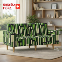 Smarto Relax Lego İkili Koltuk Ahşap Ayaklı