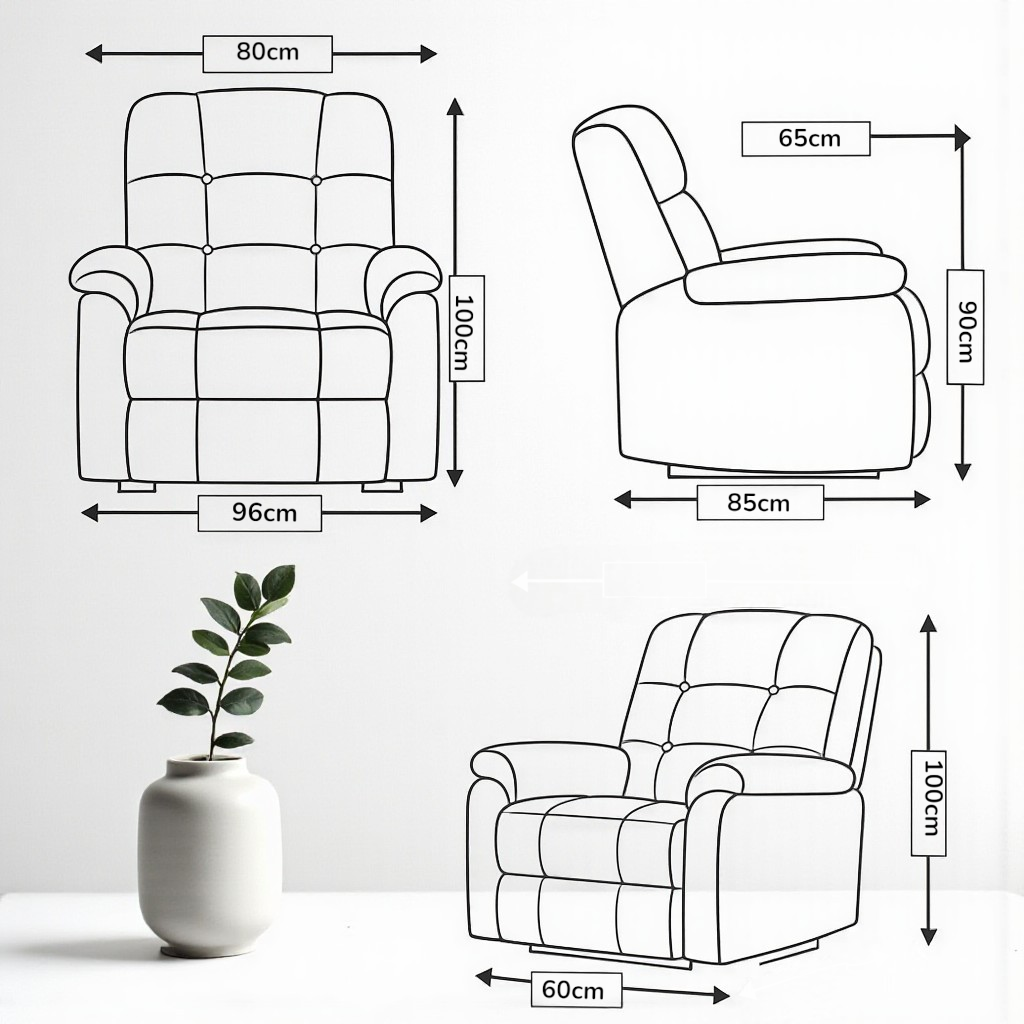 Smarto Porto Comfort TV Koltuk – elektrikli sırt dayama ve kontrol paneli ile %20 indirimli modern konfor5