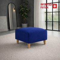 Smarto Relax Babyface Kare Puf 60x60×45 – Ahşap Ayak