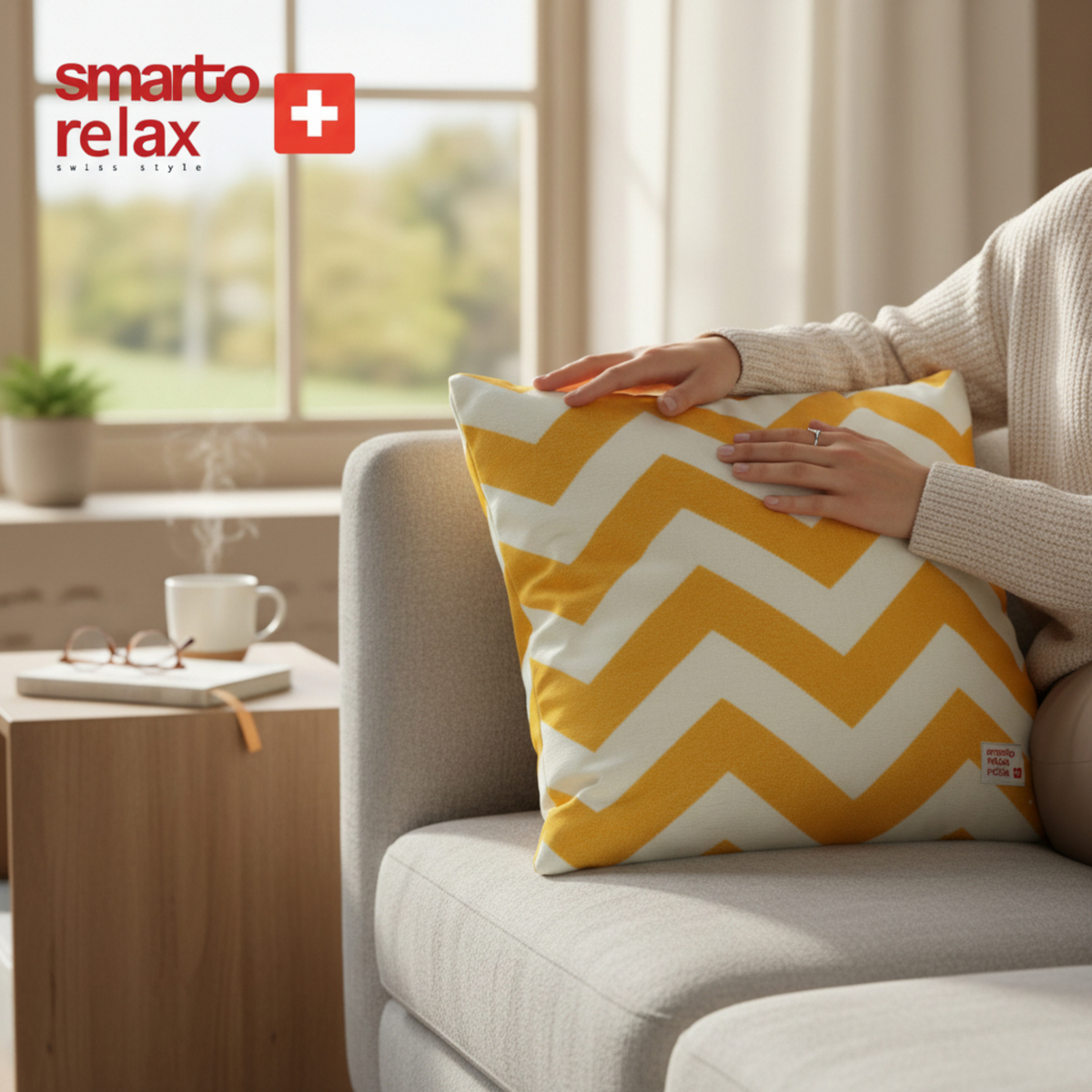 Smarto Relax İçi Dolgulu Kırlent  45x45 cm Kare – Salon & Berjer Kırlenti