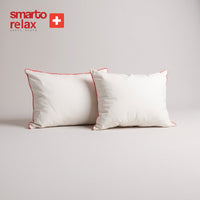 Smarto Relax Tekli ve 4'lü 70x50 cm Uyku Yastık – Karışım Elyaf Dolgu,Pamuklu kumaş, Anti-Bakteriyel Büyük Boy