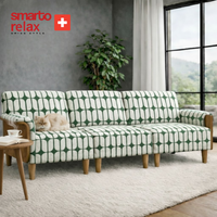 Smarto Relax İstanbul Üçlü Koltuk takımı 270cm – Kumaş Polyester, İskelet Ahşap, Ayak Ahşap