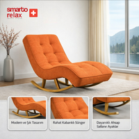 Smarto Relax Dinlenme Koltuğu Buket Ergonomik  Turuncu