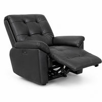 Smarto Relax TV Koltuğu Zürih VIP Elektrikli ve Döner ve Sallanan mekanımalı Sırt Dayanağı Kontrol Panelli Ergonomik  Deri Dekoratif Baba Koltuğu