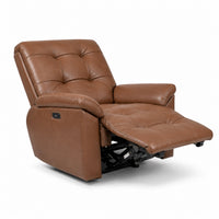 Smarto Relax TV Koltuğu Zürih VIP Elektrikli ve Döner ve Sallanan mekanımalı Sırt Dayanağı Kontrol Panelli Ergonomik  Deri Dekoratif Baba Koltuğu