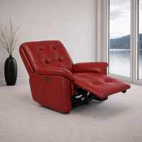 Smarto Relax TV Koltuğu Zürih VIP Elektrikli ve Döner ve Sallanan mekanımalı Sırt Dayanağı Kontrol Panelli Ergonomik  Deri Dekoratif Baba Koltuğu
