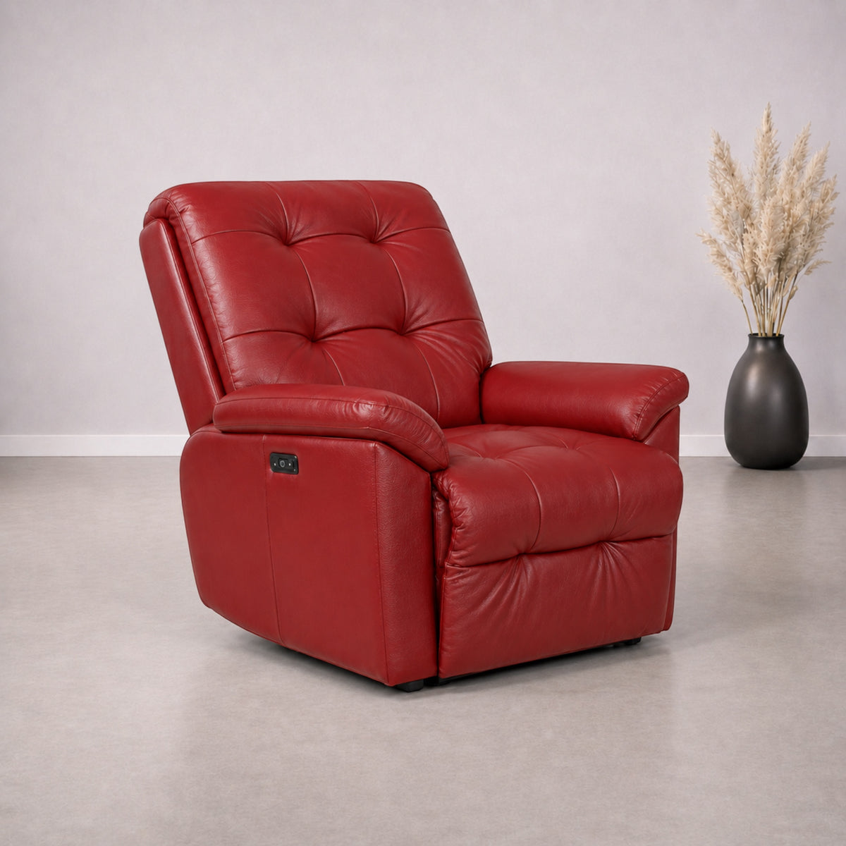 Smarto Relax TV Koltuğu Zürih VIP Elektrikli ve Döner ve Sallanan mekanımalı Sırt Dayanağı Kontrol Panelli Ergonomik  Deri Dekoratif Baba Koltuğu