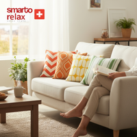 Smarto Relax 4'Lü İçi Dolgulu Kırlent  45x45 cm Kare – Salon & Berjer Kırlenti